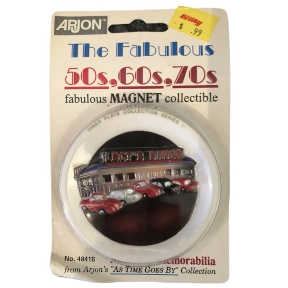1980s Arjon Diner Fridge Magnet